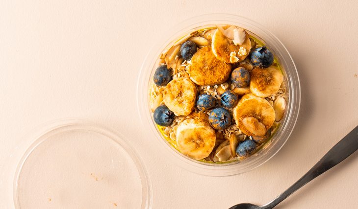 Almond Blueberry Overnight Oats