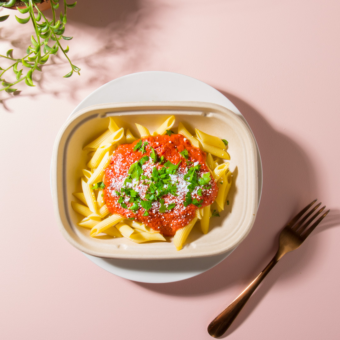 Vegetarian Pasta with Vodka Sauce