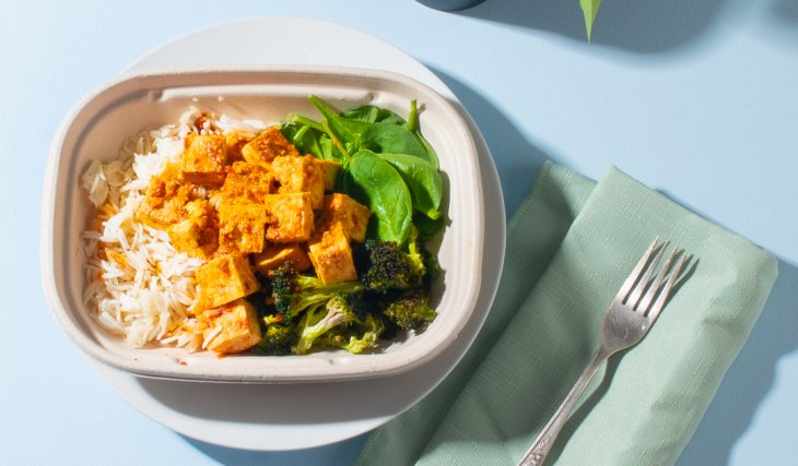 Peanut Tofu Buddha Bowl