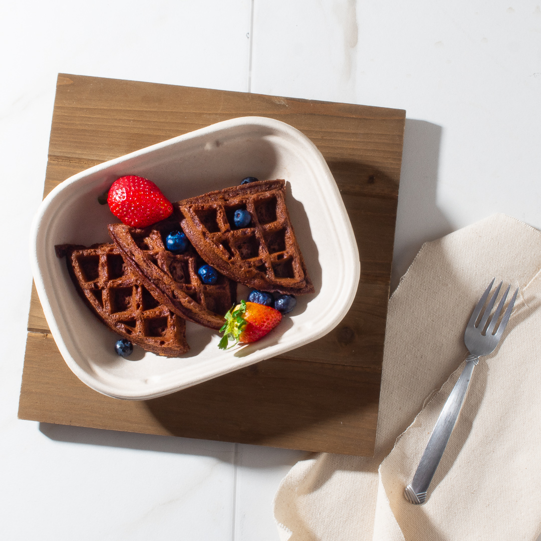 Vegan Chocolate Waffles