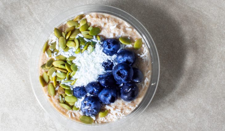 Blueberry Coconut Flour Porridge