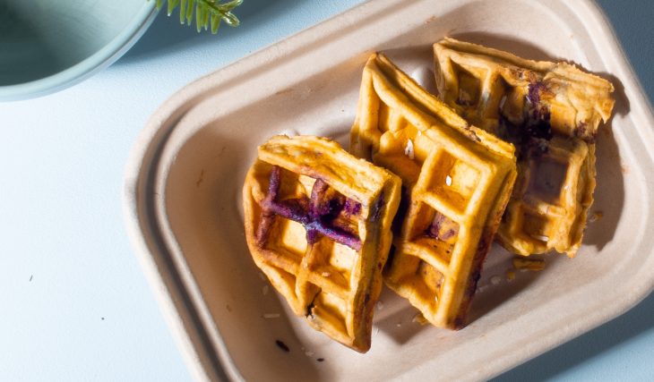 Chocolate Chip Protein Waffles