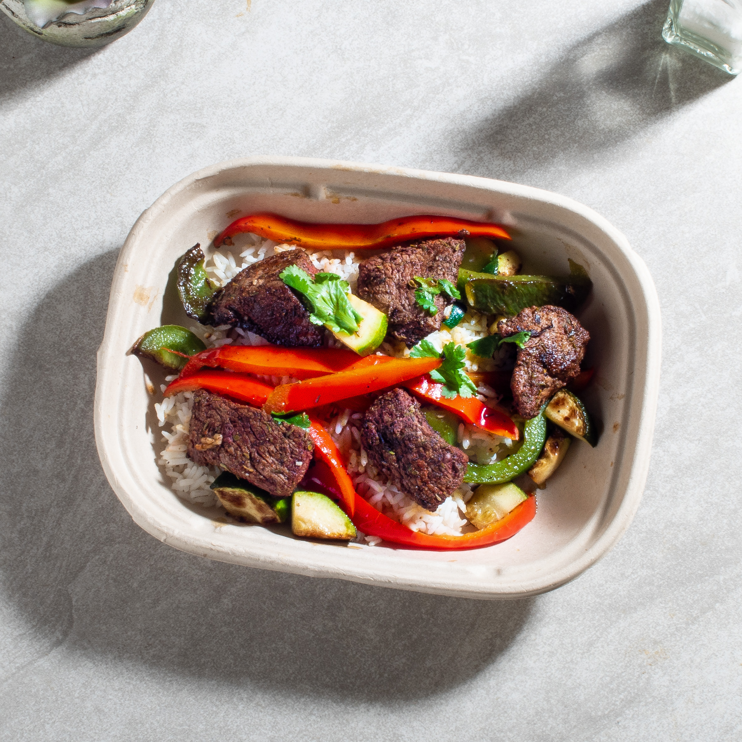 Cajun Butter Steak and Peppers