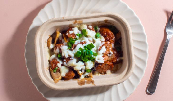 Mushroom Sausage Skillet
