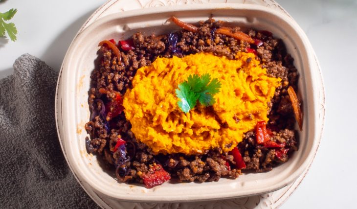 Deconstructed Teriyaki Asian Shepherds Pie