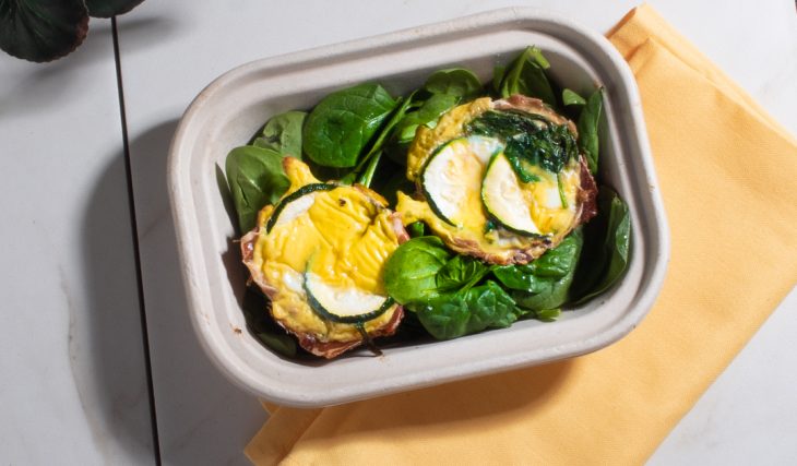 Zucchini Prosciutto Egg Muffins