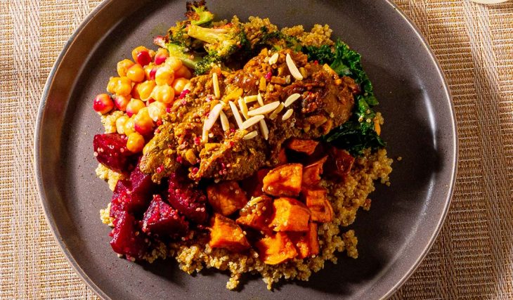 Quinoa Bowl with Persian Chicken