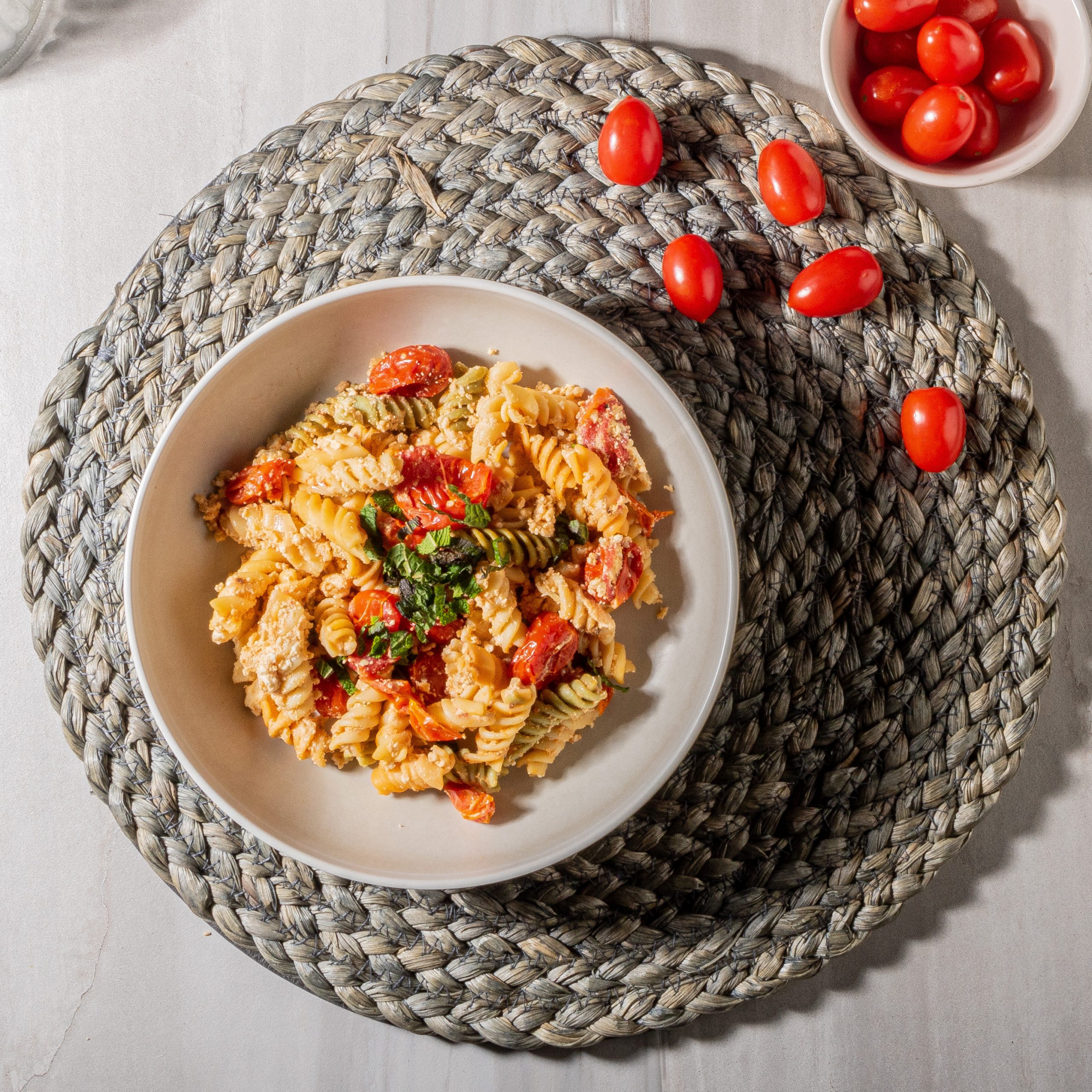 Tomato and Feta Pasta with Chicken