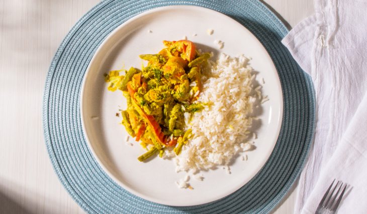 Vegetarian Coconut Yellow Curry