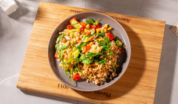 Summer Chopped Salad Grain Bowl