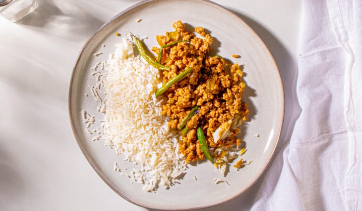 Spicy Turkey and Green Bean Stir Fry
