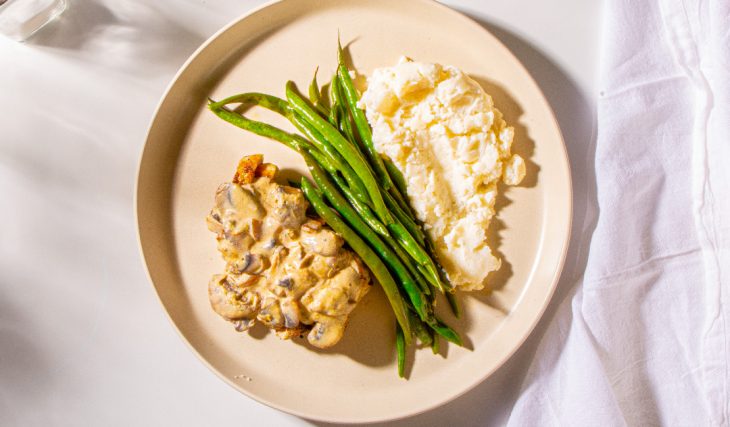 Brandy Mushroom Pork Chops