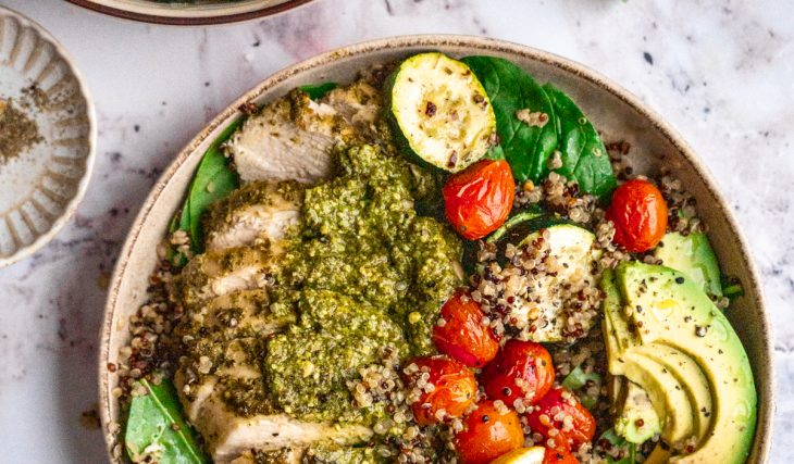 Pesto Chicken Bowl