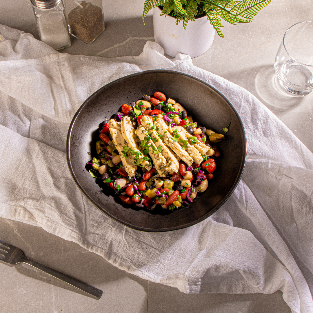 Roasted Tomato and Chickpea Quinoa Bowl