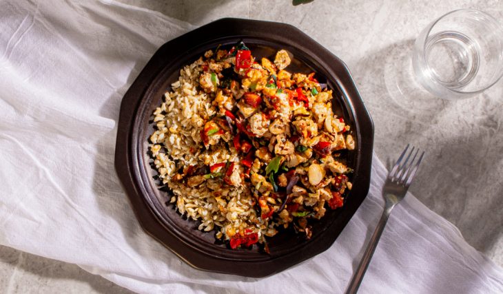 Tofu Mediterranean Stir Fry