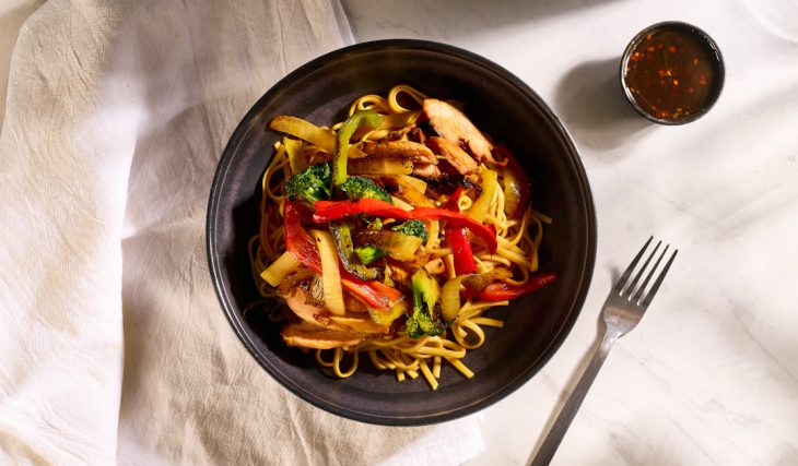 Teriyaki Chicken and Noodle Stir Fry