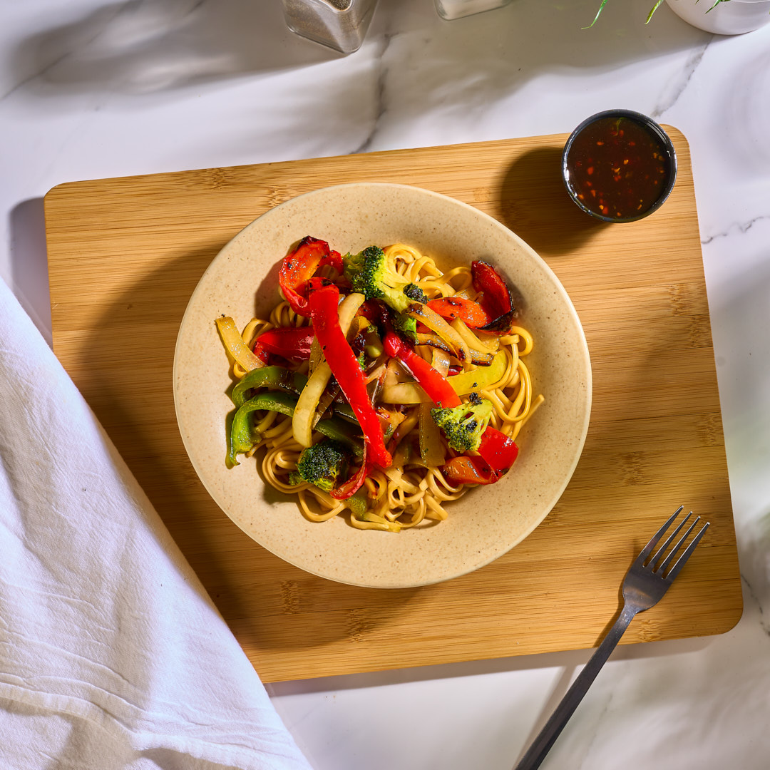 Teriyaki Tofu and Noodle Stir Fry