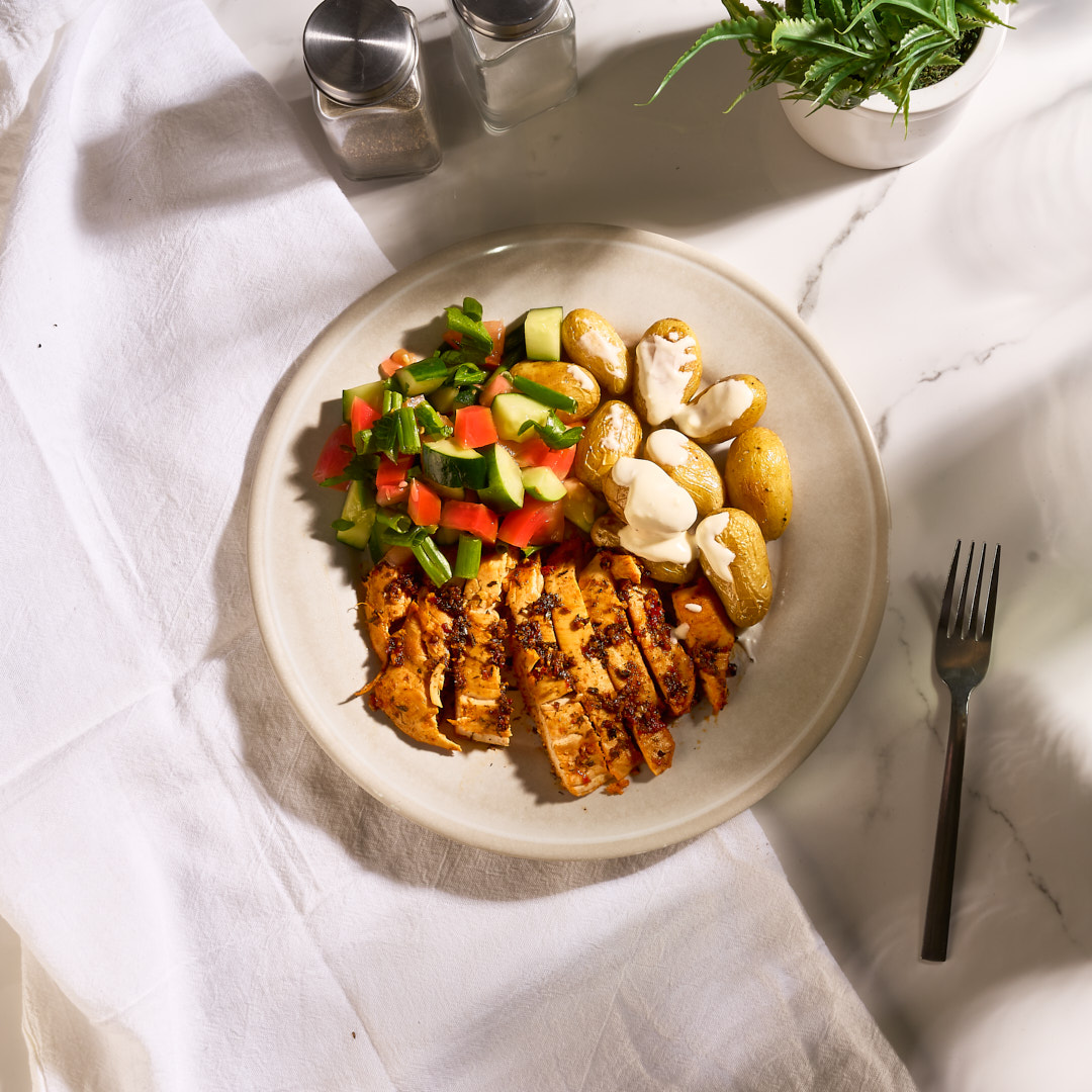 Roasted Red Pepper Chicken and Potatoes