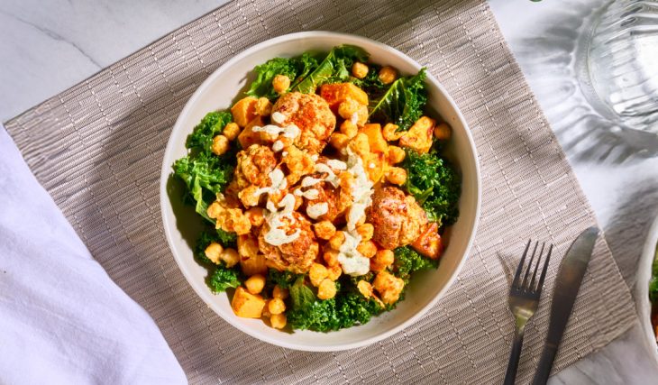 Herby Turkey Meatball Bowl