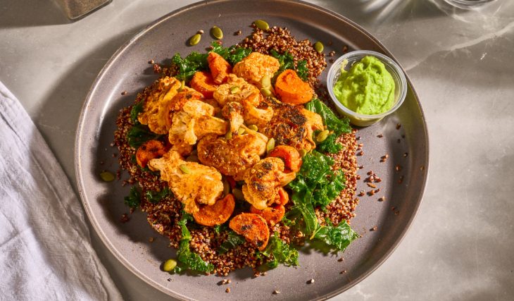 Vegetarian Roasted Veggie Glow Bowl