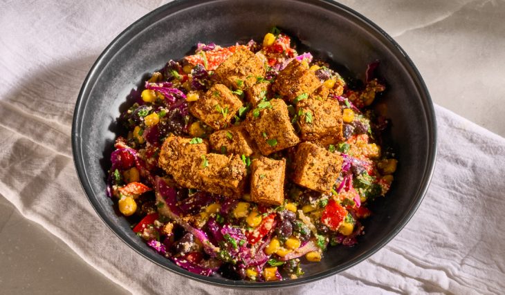 Tofu Chipotle Chopped Salad