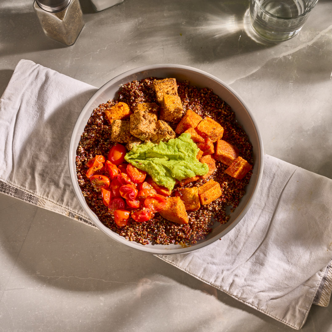 Honey Mustard Chicken & Sweet Potato Grain Bowl
