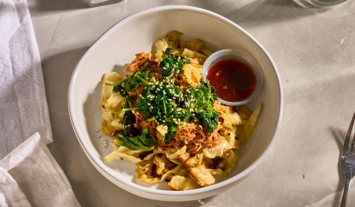Low Carb Crispy Chinese Chicken and Cabbage